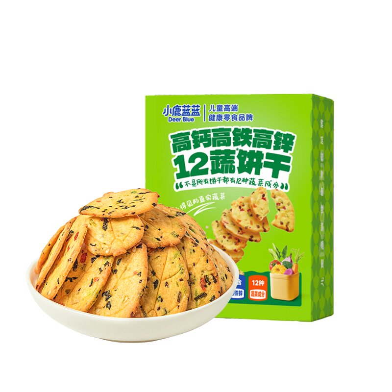 小鹿蓝蓝神奇蔬菜饼干儿童小零食