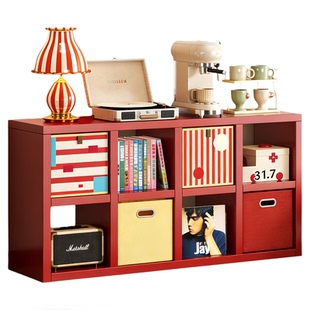 钢制格子柜卡莱克书架落地置物架幼儿园书柜储物展示柜子自由组合