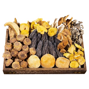 年货礼盒送礼云南土特产山珍菌菇礼盒羊肚菌炖鸡汤干货汤料包团购