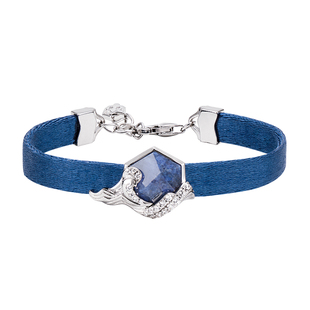 AWNL霖奈 波塞冬海洋璀璨星蓝丝带情侣手链新年礼物送礼