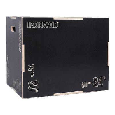 原木跳箱环保木制三合一