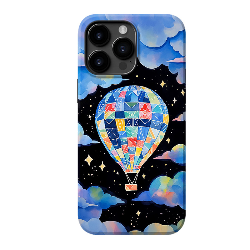 原创宇宙热气球潮流iPhone14苹果15promax菲林手机壳13mini小众艺术12创意设计xs高级感适用mate6