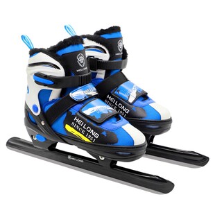 黑龙冰刀鞋球刀速滑刀学生成人儿童男女可调专业初学滑冰鞋冰刀鞋