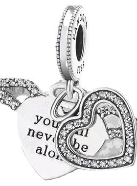 潘家纯银心形吊坠饰品轻奢高级感