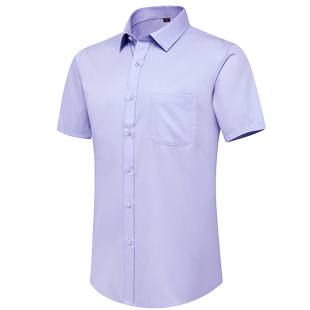男女职业装衬衫办公室商务夏季定制白衬衣工作服厂服印字刺绣logo