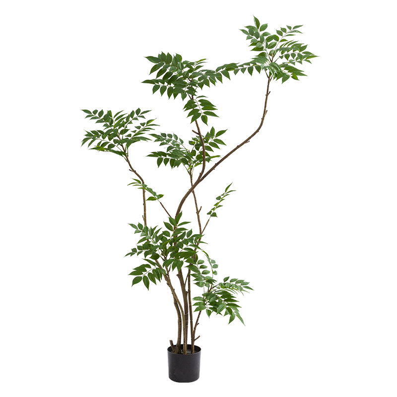 仿真漆木树盆栽轻奢绿植