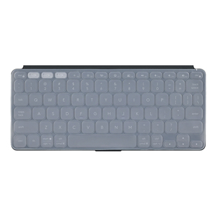 适用于罗技keys to go键盘膜Go2无线蓝牙办公键盘保护膜YR0100按键套防尘垫iPad键盘内置平板电脑防水罩硅胶