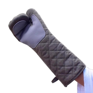 防烫手套烤箱加厚加长隔热烘焙耐高温蒸箱商用餐饮专用厨房棉手套