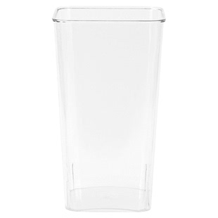 亚克力透明醒花桶养花方桶塑料鲜花花束插花深水桶花艺家居桶花瓶