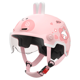 新国标3c认证儿童头盔冬电动摩托车男女孩6到12岁四季通用安全帽