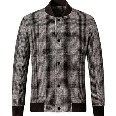 七匹狼羊毛呢夹克男士2023新款冬