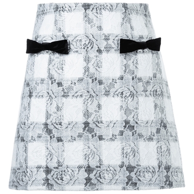 【奥莱】MAXRIENY午夜巴黎半裙复古蕾丝短裙A字