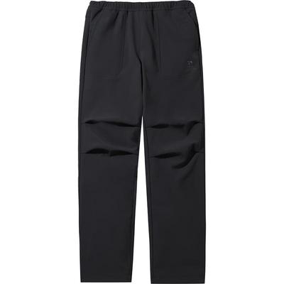 骆驼男装户外秋冬新款防风防泼水休闲长裤宽松加绒伞兵软壳裤子男