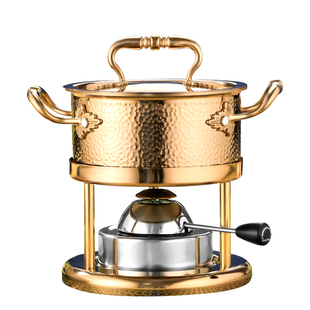 酒精炉小火锅一人一锅瓦式迷你涮锅燃气体火锅炉单人瓦斯炉小火锅