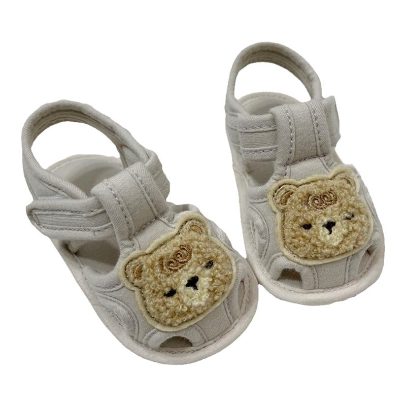 婴儿鞋0-6-12个月夏季凉鞋婴幼儿学步鞋软底防滑一岁宝宝布鞋不掉