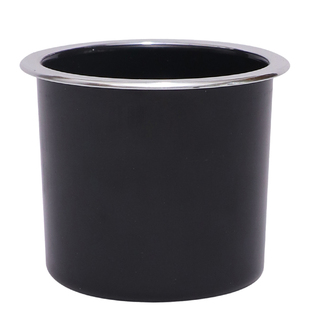 汽车杯托桌面杯槽商务车吧台杯孔杯碗房车桌面杯架镀银色边杯槽