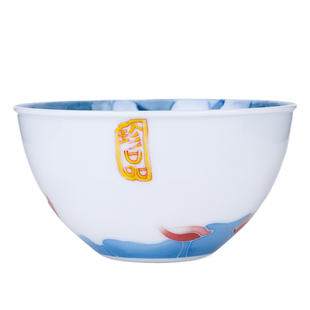 官润窑陶瓷器手工手绘釉下彩品茗主人杯普洱茶碗盏功夫茶杯荷花