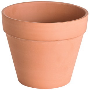 特大号口径高圆形红陶土花盆带底孔大型绿植花盆客厅落地透气花盆