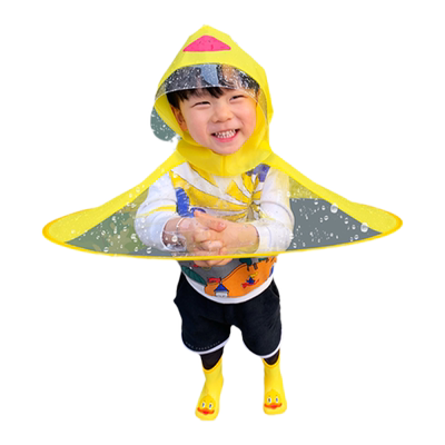 抖音幼儿园小孩网红宝宝飞碟雨衣
