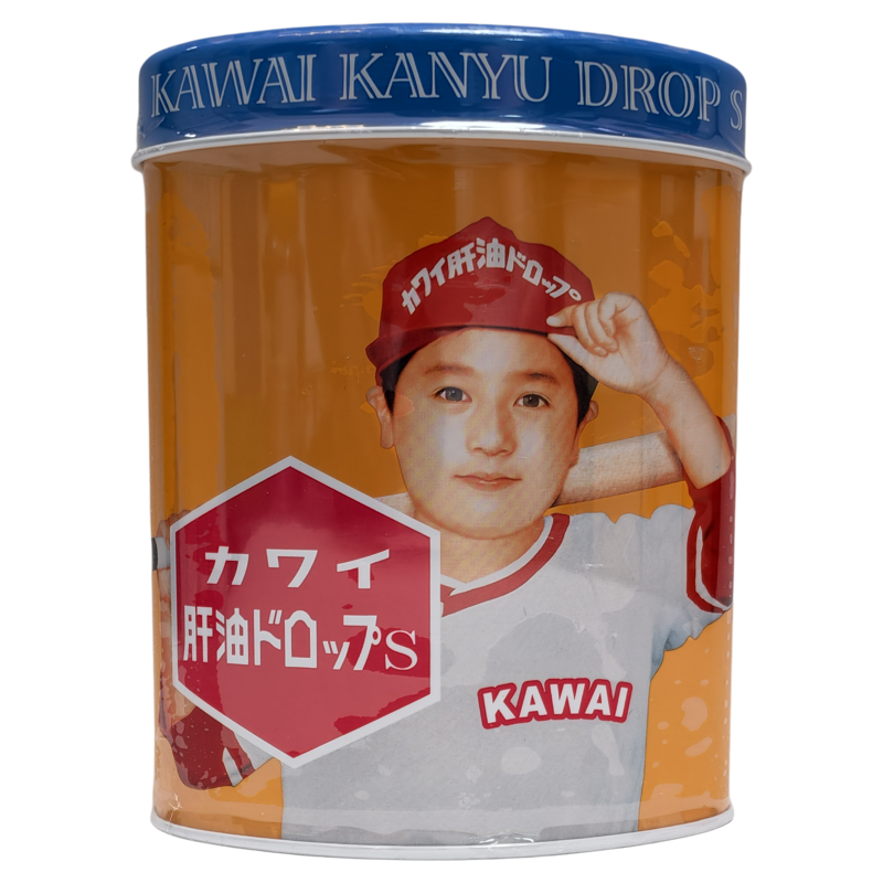 日本卡哇伊儿童鱼肝油钙丸