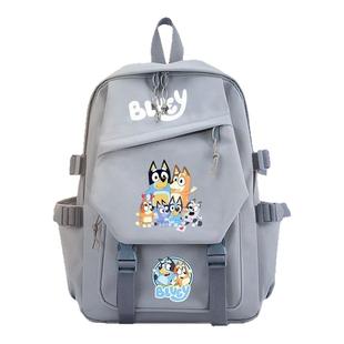 新款中小学生休闲百搭布鲁伊背包2025大容量户外校园bluey书包酷