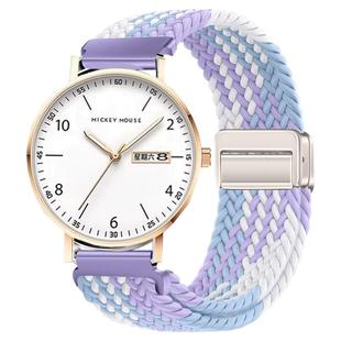 适用迪士尼三丽鸥18mm手表20mm表带22mm磁吸14mm编织16mm通用腕带