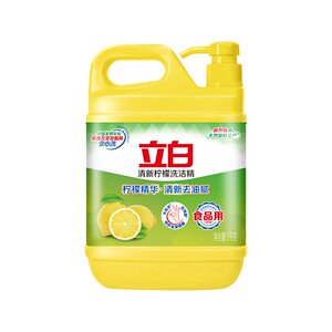 立白柠檬洗洁精食品用洗涤剂级家用实惠瓶装大桶不伤手无残留官方