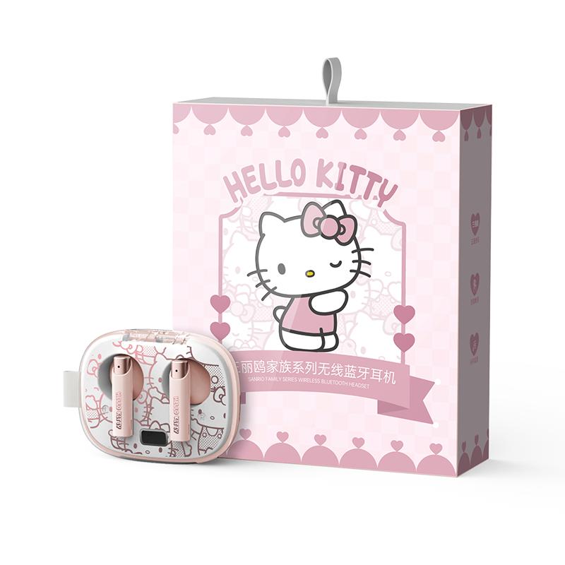 三丽鸥联名凯蒂猫蓝牙耳机hellokitty可爱新款无线入耳式女生耳麦
