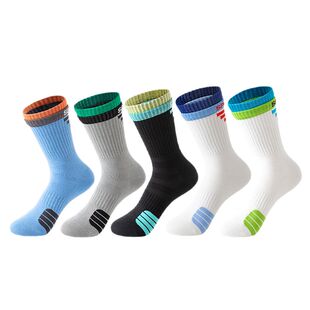 儿童纯棉袜子男童专业篮球袜中大童全棉中筒袜青少年10A抗菌运动