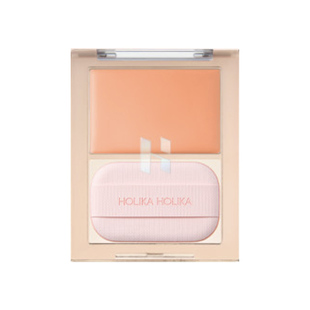 Holika惑丽客新款奶油腮红膏哑光奶油色胭脂滋润嘭嘭腮红冰激凌女