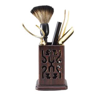 汉唐茶道六君子茶道组茶具配件家用功夫茶道零配实木茶勺茶夹茶筒