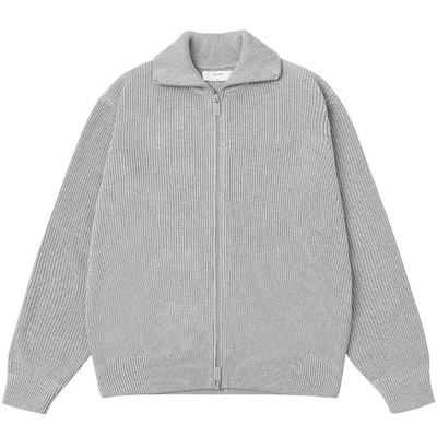 CHINISM赤尘立领开衫毛衣男