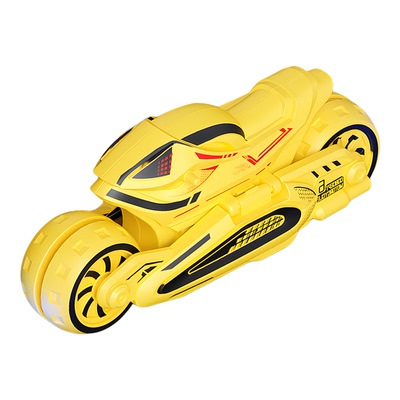 儿童惯性变形摩托车玩具