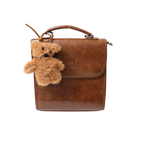 Q宝家童品10月新款 儿童双肩包秋季男女童欧美复古质感学生书包潮