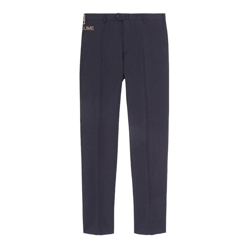 Loro Piana/诺悠翩雅男裤棉质与亚麻混纺面料百搭休闲无褶裥长裤