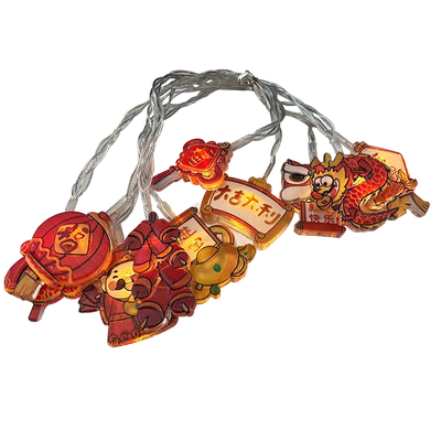 新年布置春节福字装饰灯氛围彩灯