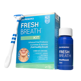 新西兰BLIS k12口气清新套装口腔益生菌牙结石口臭厌氧菌含漱口水