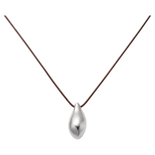 董洁同款时序花苞水滴项链女小众设计高级感轻奢时尚可调节锁骨链