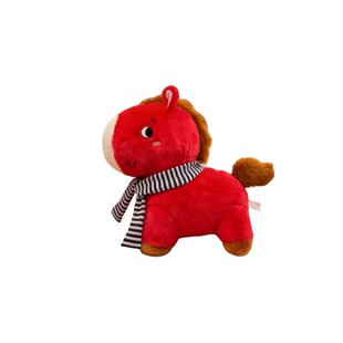 2026马年吉祥物公仔围巾小马毛绒玩偶公司年会布娃娃新年礼物女生