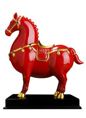 陶瓷马摆件马年吉祥物创意礼品