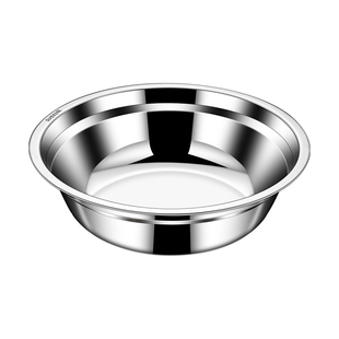 Deffman316不锈钢盆加厚汤盆家用食品级饭盆厨房汤碗菜盆