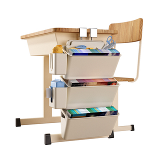 书桌侧边收纳袋课桌神器学生可放书包置物架挂袋高中生桌边学校挂书篮挂书袋书袋侧挂侧面教室书本初中生Z005