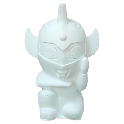 立体彩绘涂鸦凹凸曼石膏娃娃大号