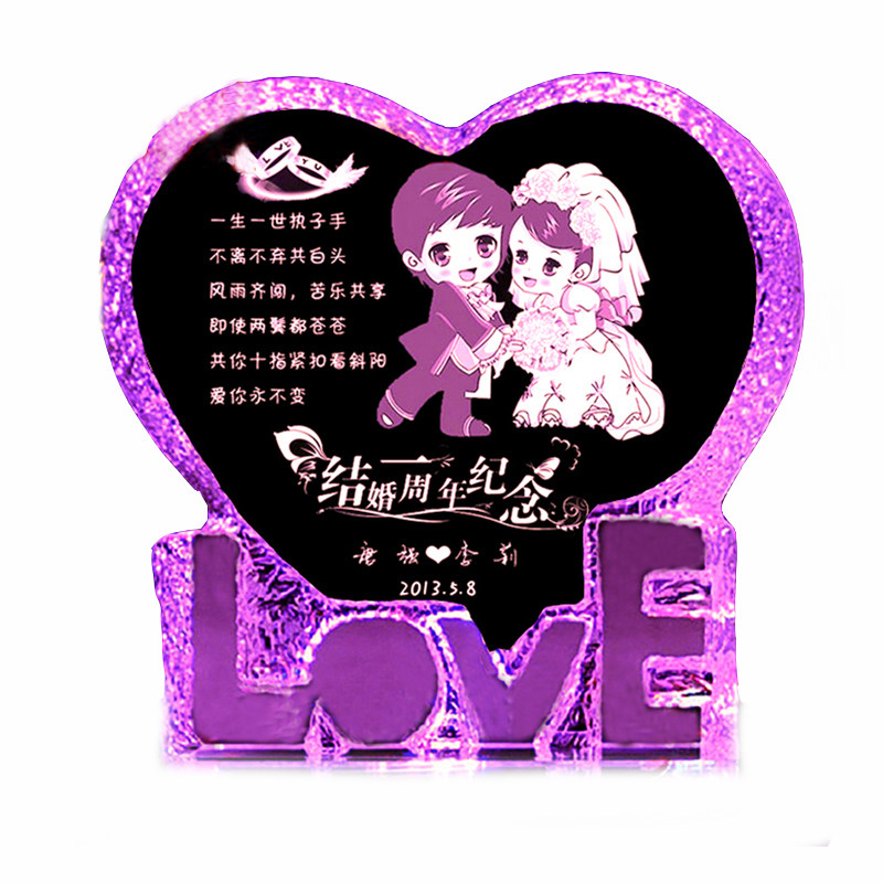 结婚纪念日礼物送老婆男女朋友老公恋爱一十周年特别的浪漫礼品