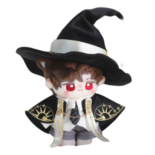 棉花娃娃娃衣10cm衣服原创本反色祈愿星辰男女娃外套可爱魔法师帽