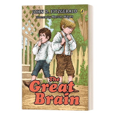 英文原版 The Great Brain 伟大的大脑 儿童侦探冒险小说 Great Brain  Book 1 英文版 John D. Fitzgerald 进口英语原版书籍