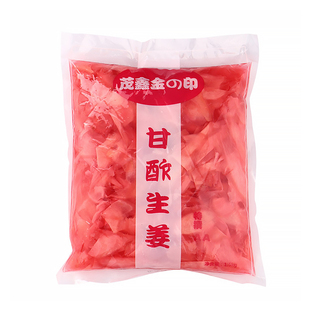 寿司红姜片1500g 日式料理食材前菜材料红寿司姜片嫩生姜甘酢开胃