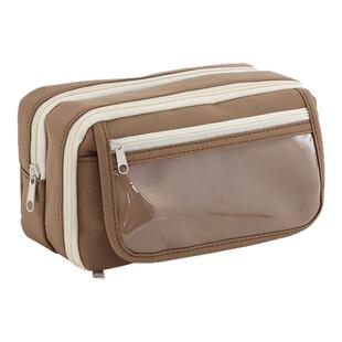 新款九层大容量透明笔袋女孩可爱卡皮巴拉初中小学生高中生文具袋