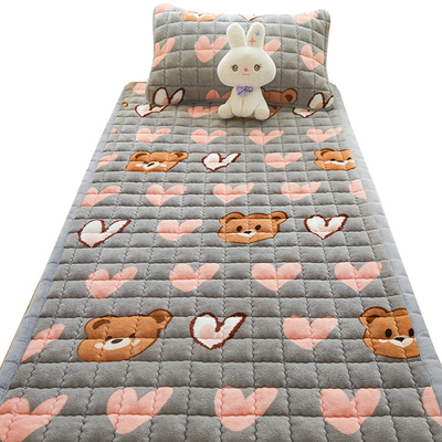 铺床防滑加厚毛毯床垫