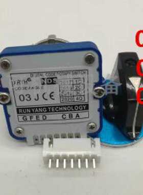 原装XRYH波段开关CODE ANGLE NDS 02N 03N RUN YANG TECHNOLOGY议
